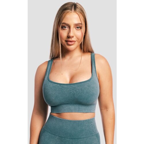 GymBeam Sportski grudnjak Lift Seamless Petrol Slike