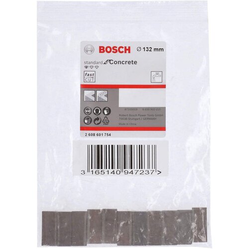 Bosch Segmenti za Bosch dijamantsku krunu Standard for Concrete 132mm - pakovanje 11 komada (2608601754) Slike