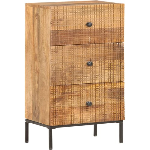 VidaXL Komoda 45x30x75 cm trden mangov les Slike