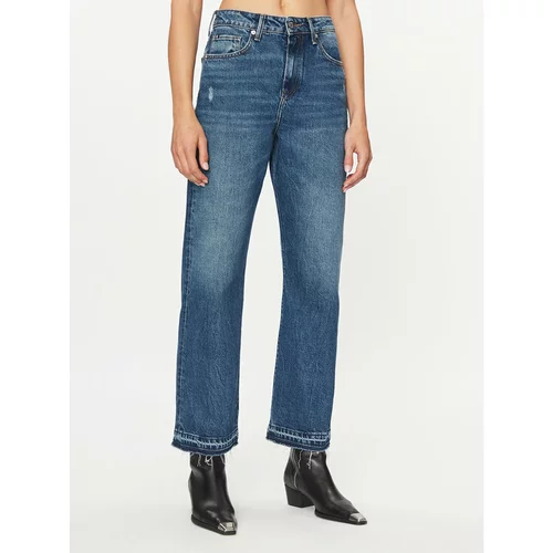 Tommy Hilfiger Jeans hlače WW0WW40822 Modra Relaxed Fit