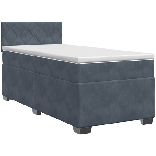  Boxspring krevet s madracem Tamnosiva 90 x 190 cm Bar&amp;scaron;un Slike