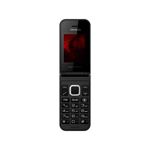 Aiwa Preklopni mobilni telefon FP-24BKMKII z dvema SIM karticama Slike