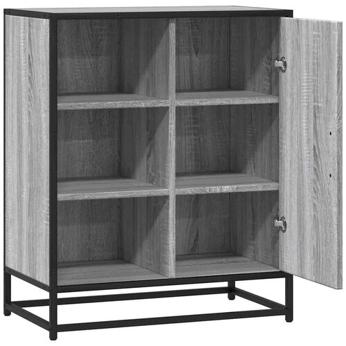 VidaXL Komoda Siva Sonoma 62x35x76 cm Konstruirano drvo Slike
