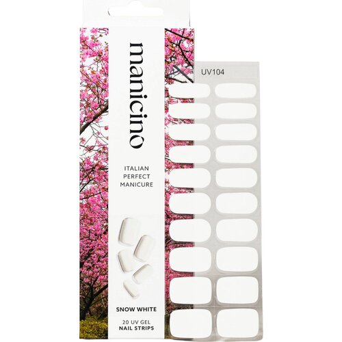  UV Gel Nail Strips - Snow White Cene