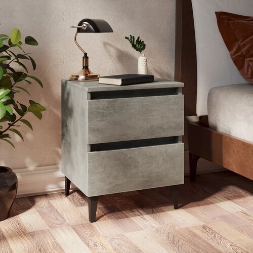 vidaXL noćni ormarić siva boja betona 40 x 35 x 50 cm od iverice Cijene