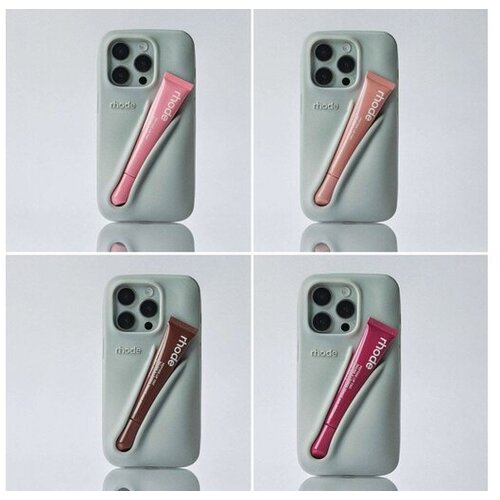  Maska za iPhone 16 peach pit Rhode LIP CASE + LIP TINT Slike