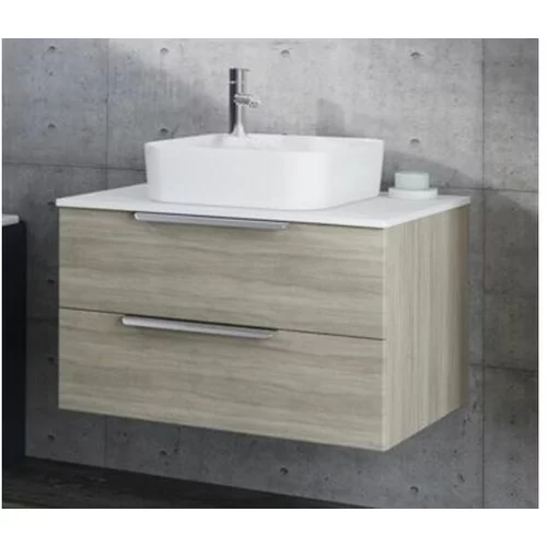 Tboss kopalniška omarica z umivalnikom Nola 75 cm, beljen hr