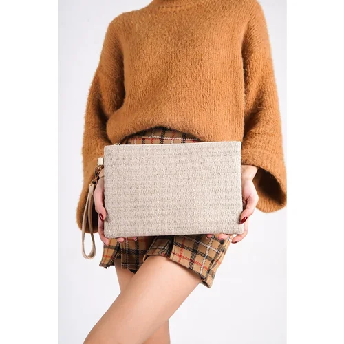 Capone Outfitters Clutch - Beige - Plain