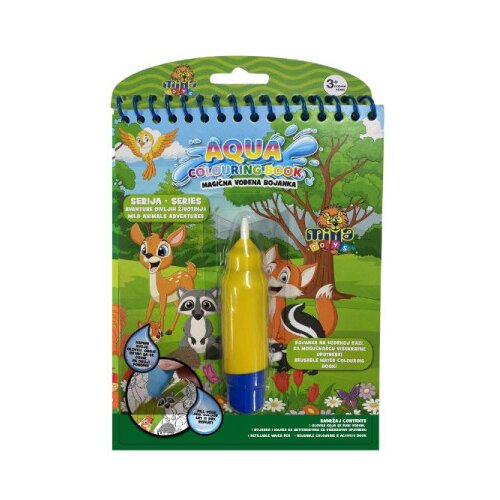  Bojanka sa vodenim markerom - wild animals adventures ( 10/0834 ) Cene