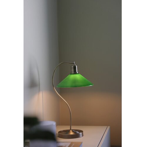 Marksl&amp;ouml;jd 108864 - Stona lampa VELA 1xE27/40W/230V mesing/zelena Slike