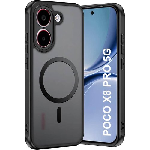 Techsuit PureFrost MagSafe maska za Xiaomi Poco X8 Pro – matirano crna Cene