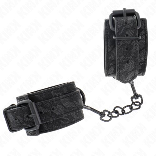 Kink Okovi Za Zapestje Dark Lace Covered Slike
