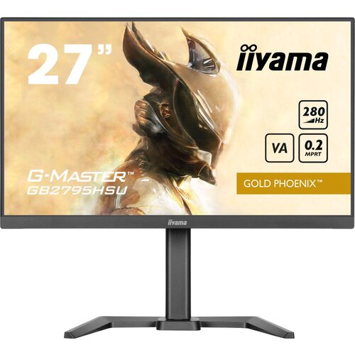 Iiyama G-Master GB2795HSU-B1 27&amp;quot; FHD VA ravni zaslon, 280Hz, 1920x1080 16:9, 0,2ms (MPRT), Gold Phoenix Slike