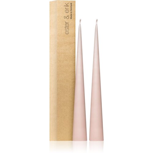 ester & erik cone candles soft rose (no. 52) ukrasna svijeća 2x37 cm Cijene