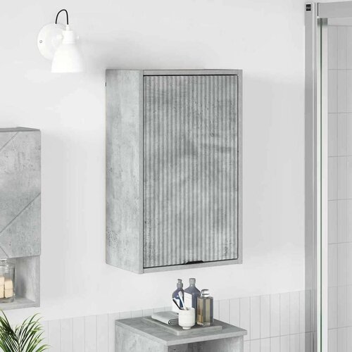 vidaXL kopalniška omarica z vrati betonsko siva 39 x 23.5 x 65 cm Cene