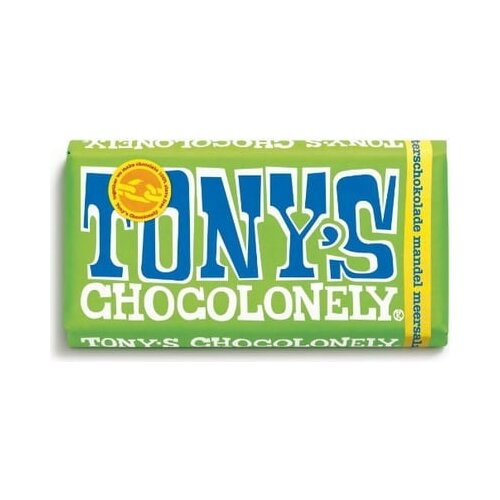 Tony's Chocolonely Temna čokolada 51% mandlji morska sol - 180 g Cene