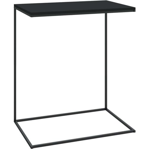 VidaXL bočni stolić crni 55 x 35 x 66 cm od konstruiranog drva Slike