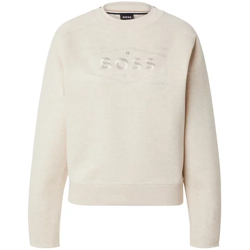 Boss Sweater majica 'Ebrande' bež melange