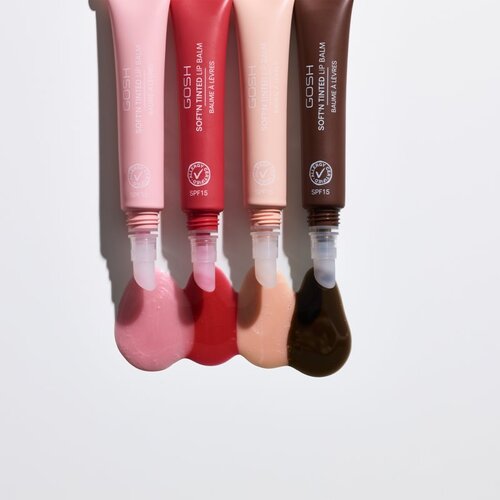 Gosh Soft`n Tinted balzam za ustnice za toniranje SPF 15 odtenek 010 Espresso Martini 8 ml Slike
