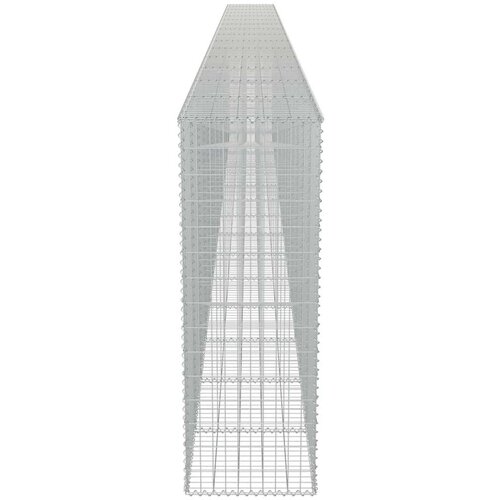  Gabionski zid s poklopcima od pocinčanog čelika 900 x 50 x 150 cm Slike