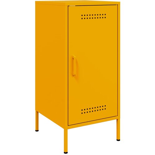 Maison Chic Komoda - Predalnik gorčično rumena 36x39x79 cm hladno valjano jeklo, (21722583) Cene
