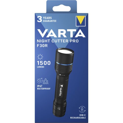 Varta 18921101111 - LED punjiva baterijska lampa NIGHT CUTTER PRO F30R LED/USB IP67 Cene