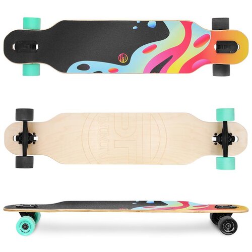 Spokey LONGBAY PRO Longboard 104 x 24 cm, ABEC7, colorful Slike