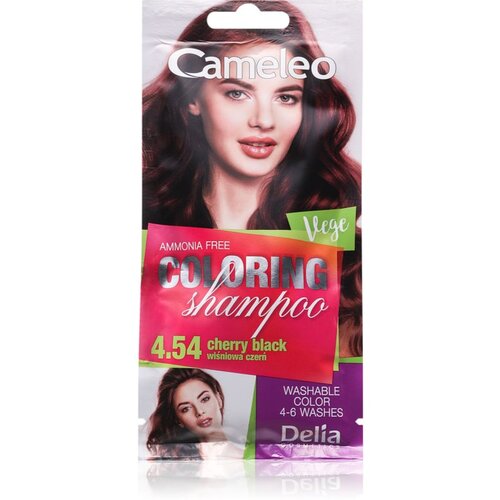 Delia Cosmetics Cameleo Coloring Shampoo šampon za toniranje za kosu nijansa 4.54 Cherry Black 40 ml Cijene