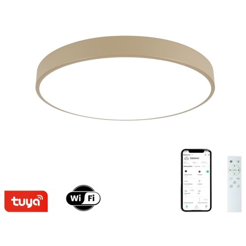  Brilagi - LED prigu&amp;scaron;iva svetiljka POOL SMART LED/60W/230V prečnik 50 cm Wi-Fi Tuya bež + daljinski upravljač Slike