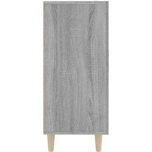  Komoda boja hrasta sonome 90 x 34 x 80 cm konstruirano drvo Siva Slike