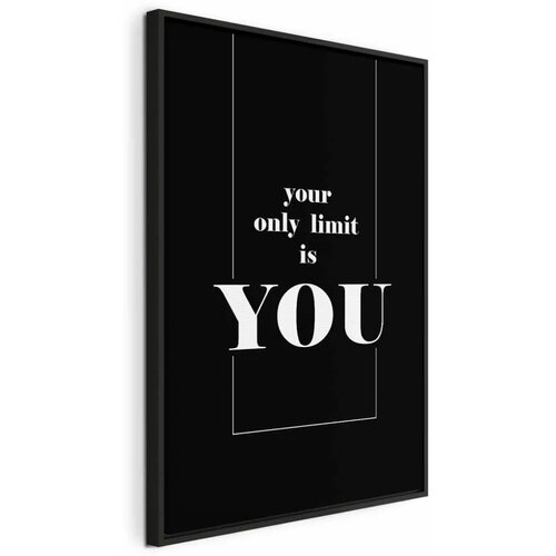  Slika - Key to Success (1-part) - Black and White English Inscriptions 80x120 U crnom drvenom okviru Cijene
