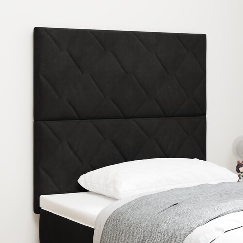 VidaXL LED uzglavlje dizajn dijamantskih blokova crno 90 cm bar&amp;scaron;un, uzglavlje dizajn dijamantskih blokova crno 180 cm bar&amp;scaron;un Slike