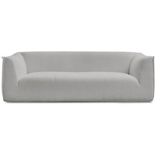 Bobochic Paris Svijetlo siva sofa od boucl&amp;eacute; tkanine 242 cm Giorgia &amp;ndash; Slike