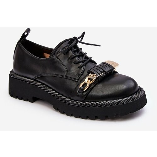 Kesi Women's Leather Shoes D&A Black Slike