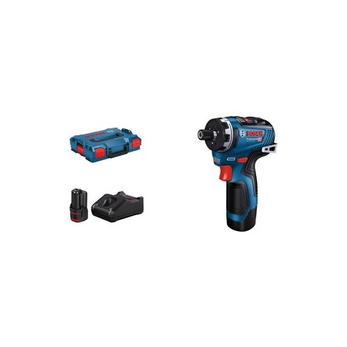 Bosch akumulatorska bušilica-odvrtač GSR 12V-35 HX, 2x3.0Ah akumulator, brzi punjač GAL 12V-40, L-BOXX 102 kofer Cene