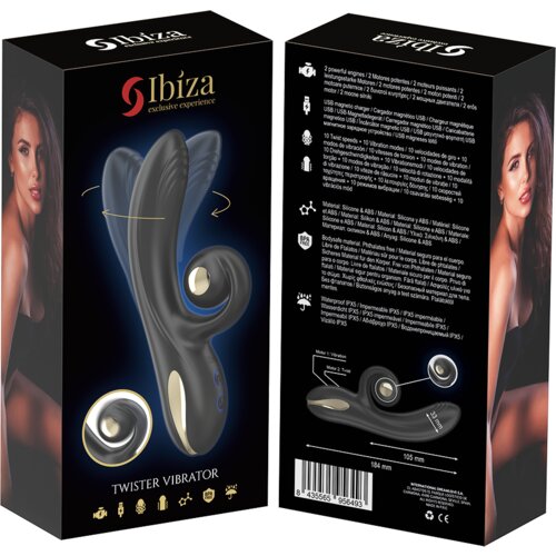 Ibiza Vibrator Rabbit Twister Stimulator &amp;amp; Rotation Slike