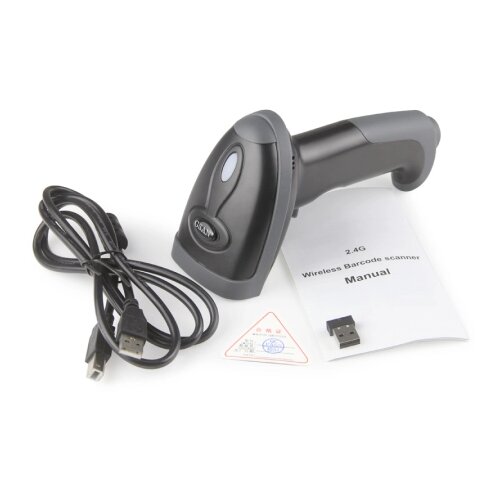 Gsan POS Wireless Laser Barcode Scanner GS-1880W Slike