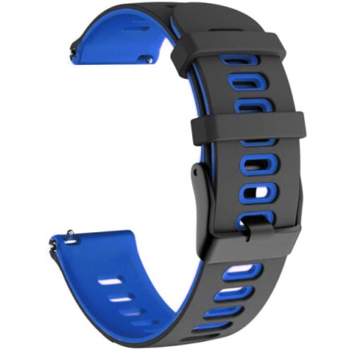 narukvica double za samsung smart watch 4, 5 22mm crno plava Slike