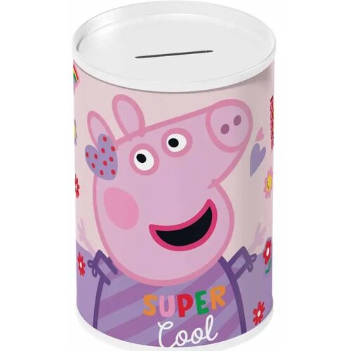 Luna Peppa Pig cilindrična metalna kasica 10x15cm Cijene