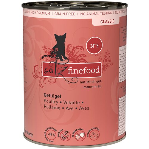 Catz finefood pločevinka 6 x 400 g - Perutnina Slike