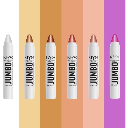 NYX Professional Makeup Jumbo Multi-Use Highlighter Stick osvetljevalec v svinčniku 2.7 g Odtenek 06 flan Slike