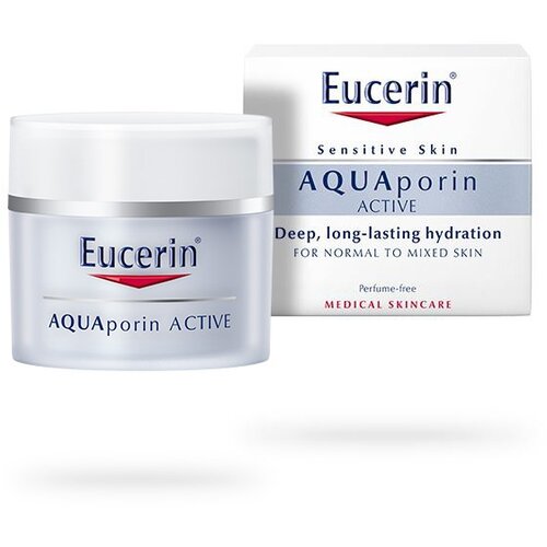 Eucerin Aquaporin Active intenzivna hidratantna krema za normalnu i mje&amp;scaron;ovitu kožu lica 50 ml Slike