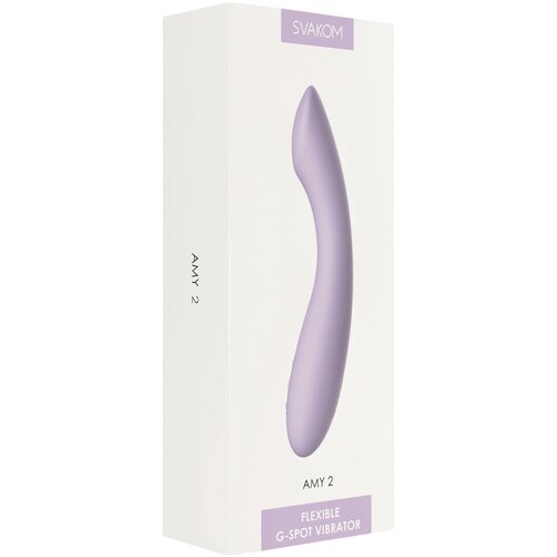 Svakom Amy 2 G-Spot &amp;amp; Clitoral Vibrator Light Purple Slike