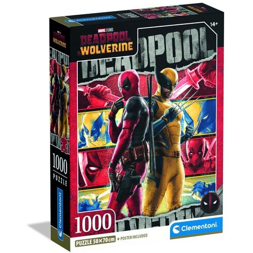 Clementoni Slagalica Marvel - Deadpool, 1000 dijelova Cene