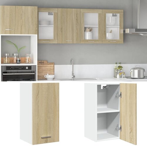 vidaXL Viseći ormarić boja hrasta 29,5 x 31 x 60 cm konstruirano drvo Cijene