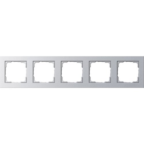 Gira pokrovni okvir 5f.aluminij E2 021525, (20858457) Slike