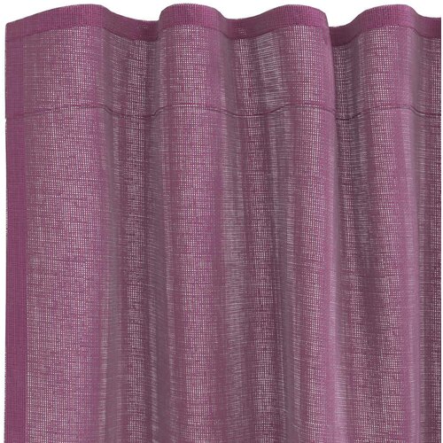 Voile zavjese s džepovima za &amp;scaron;ipke 2 kom. ljubičaste Ljubičasta 140 x 245 cm Slike
