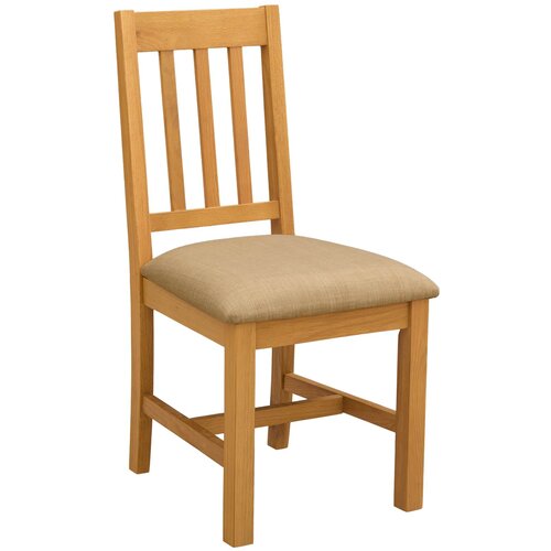 vidaXL Jedilni stol VENLO 2 pcs Masivno hrastovo les Bež, (5000296890) Cene