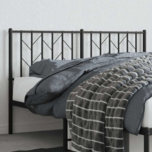  Metalno uzglavlje crno 140 cm Cene