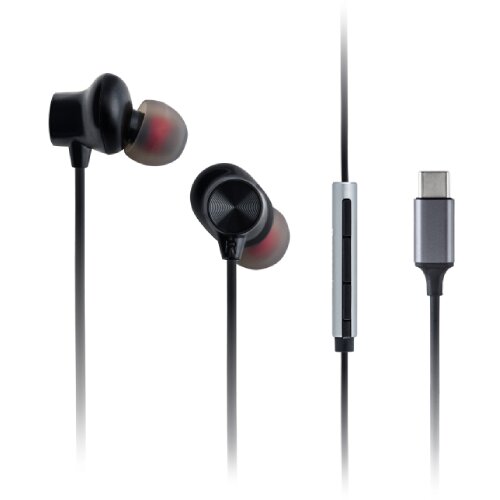 Panasonic RP-TCM225DEK črne USB-C žične u&amp;scaron;esne slu&amp;scaron;alke Slike